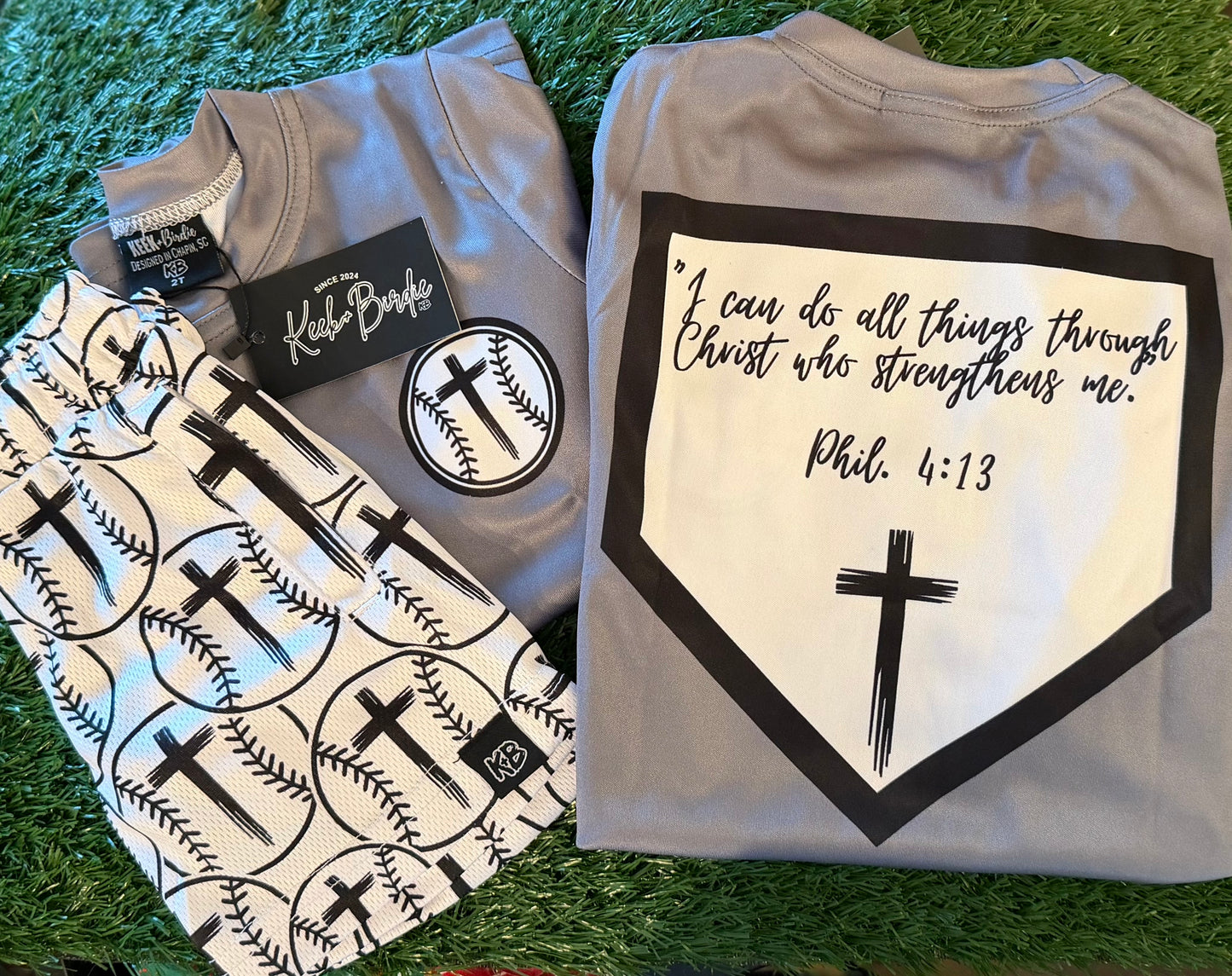 KB Set. Phil 4:13 baseball