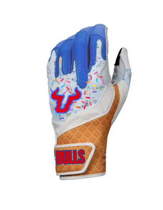 Bulls Ice Cream Batting Gloves