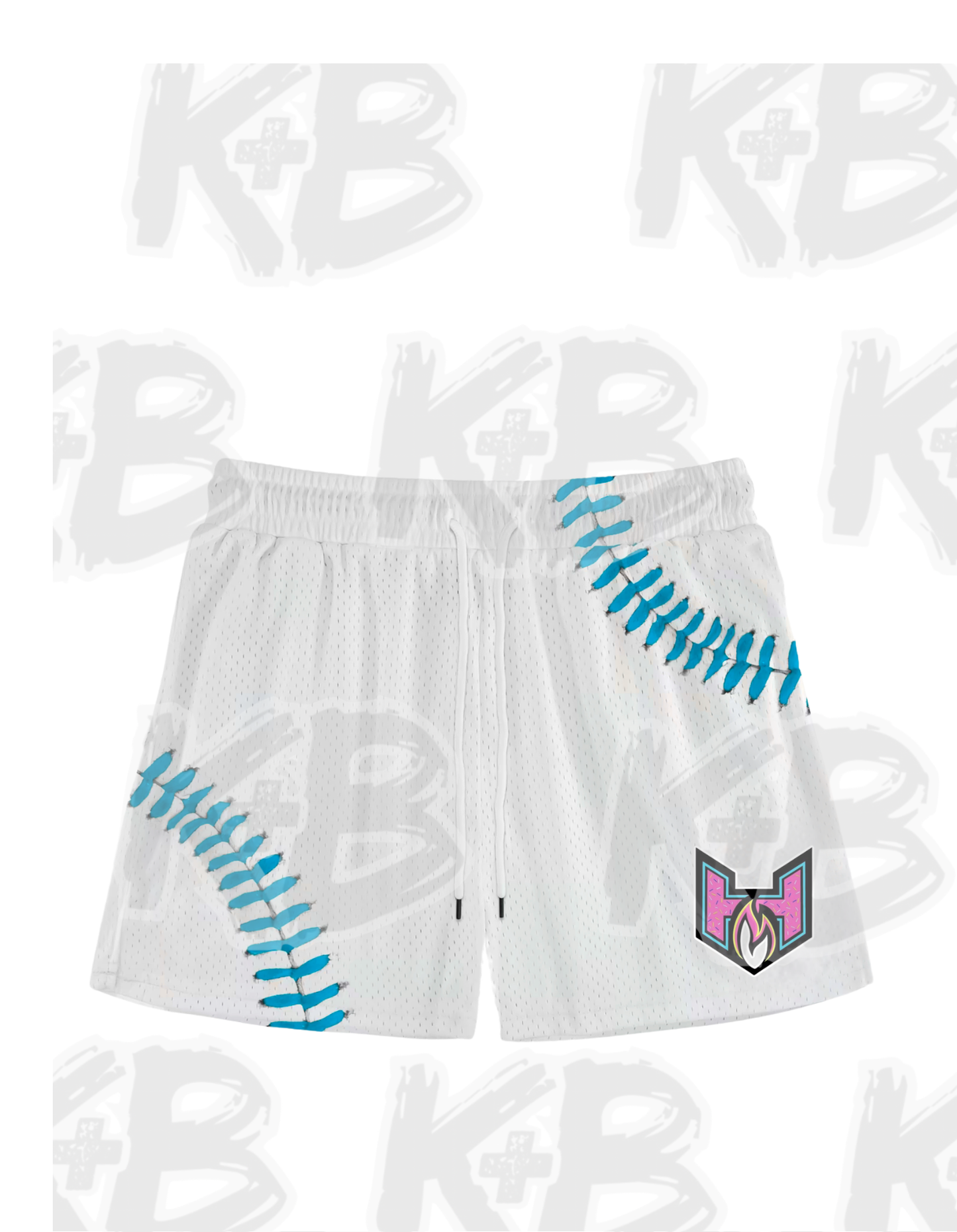 Heat Shorts seams blue