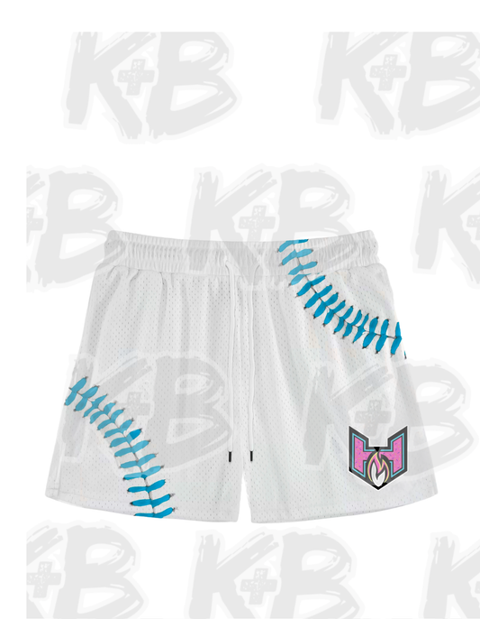 Heat Shorts seams blue