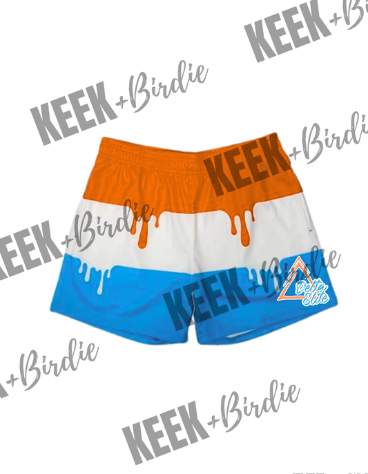 DE shorts triple drip