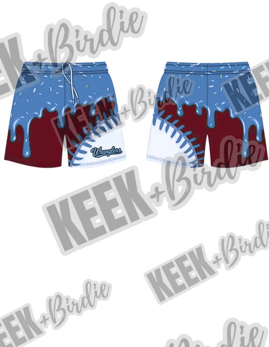 STX drippy seams shorts