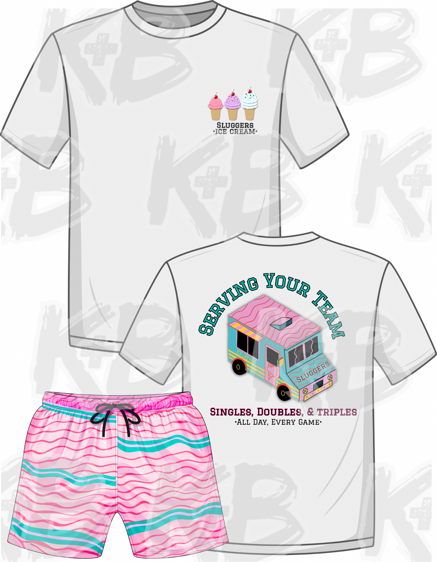KB Sluggers Ice Cream Set(ORDER UP SERIES)