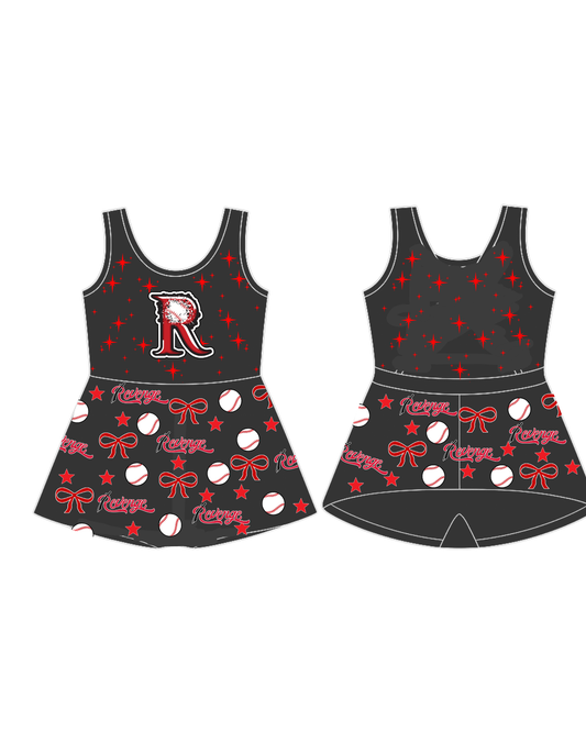 Revenge little sister dress with spandex shorts