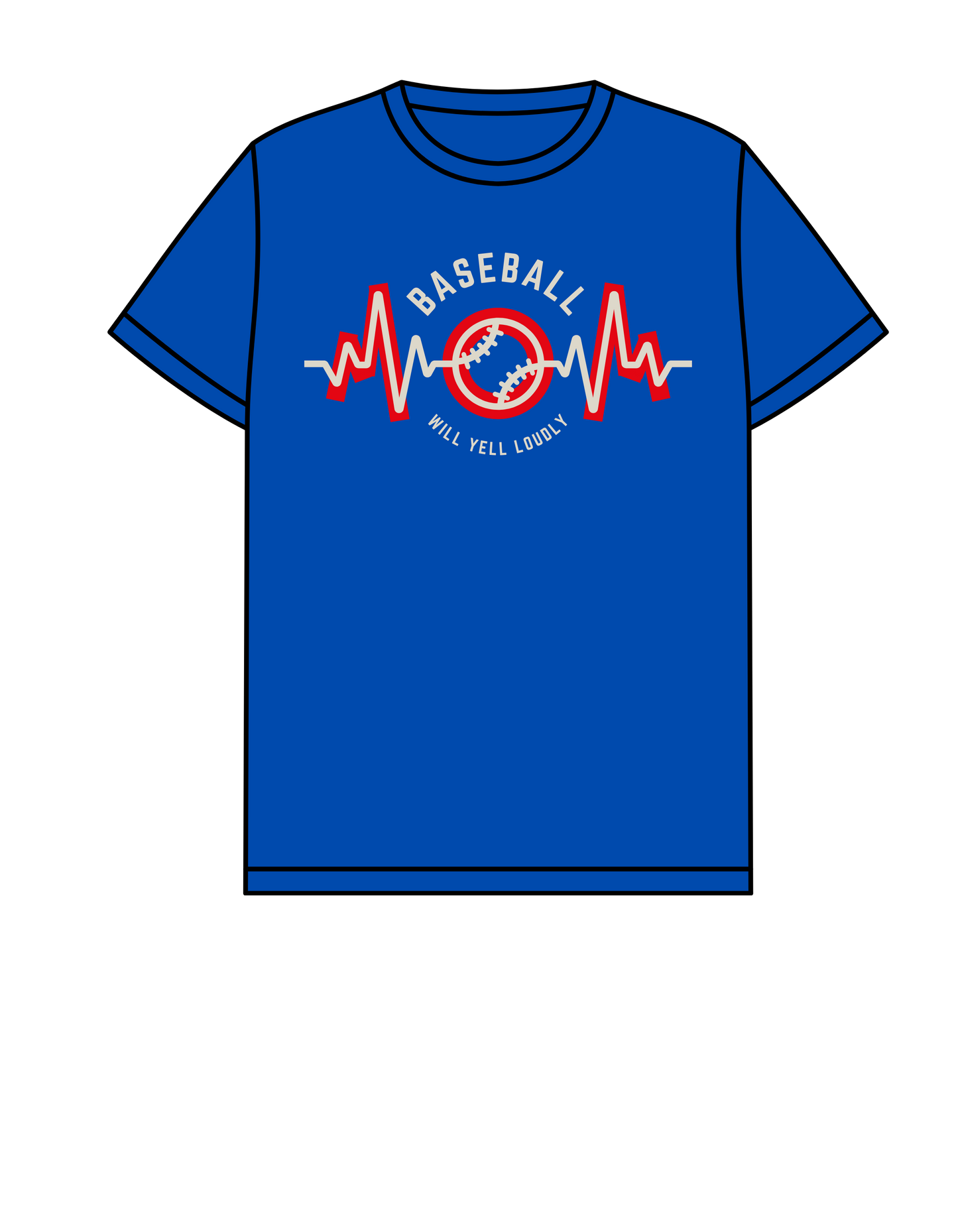 Baseball Mom- Will Yell Loudly