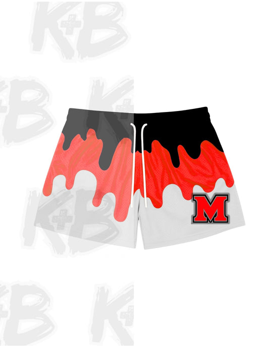 McBee Black/Red Slime Shorts