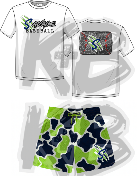 Savage Camo Navy/Green Set