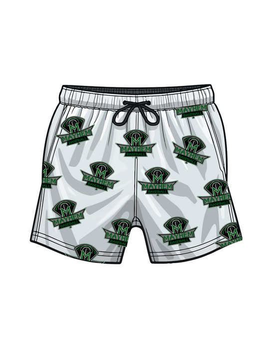 Mayhem- scatter logo shorts