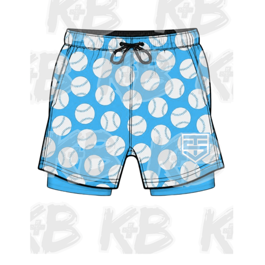 ST swimming shorts w spandex liner