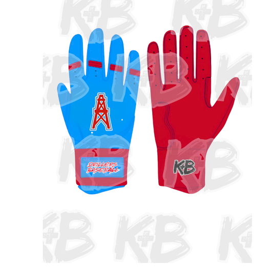 DB custom batting gloves 2