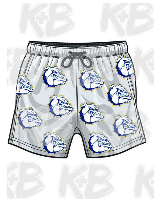 AB Shorts scattered logo