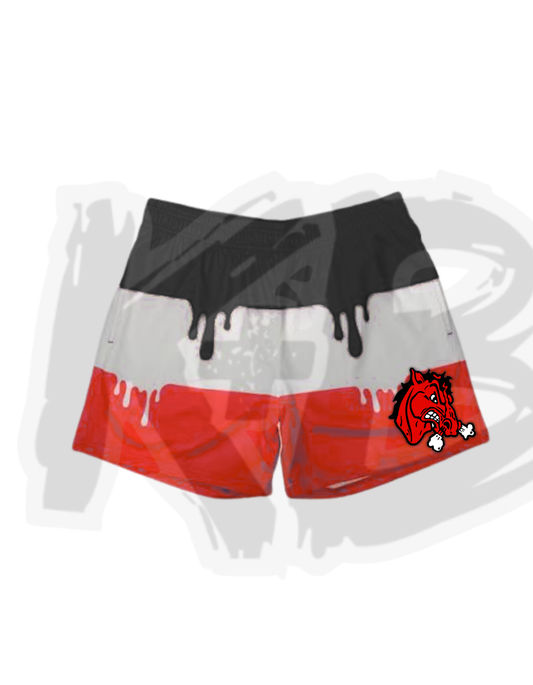 Big Red Shorts triple drip