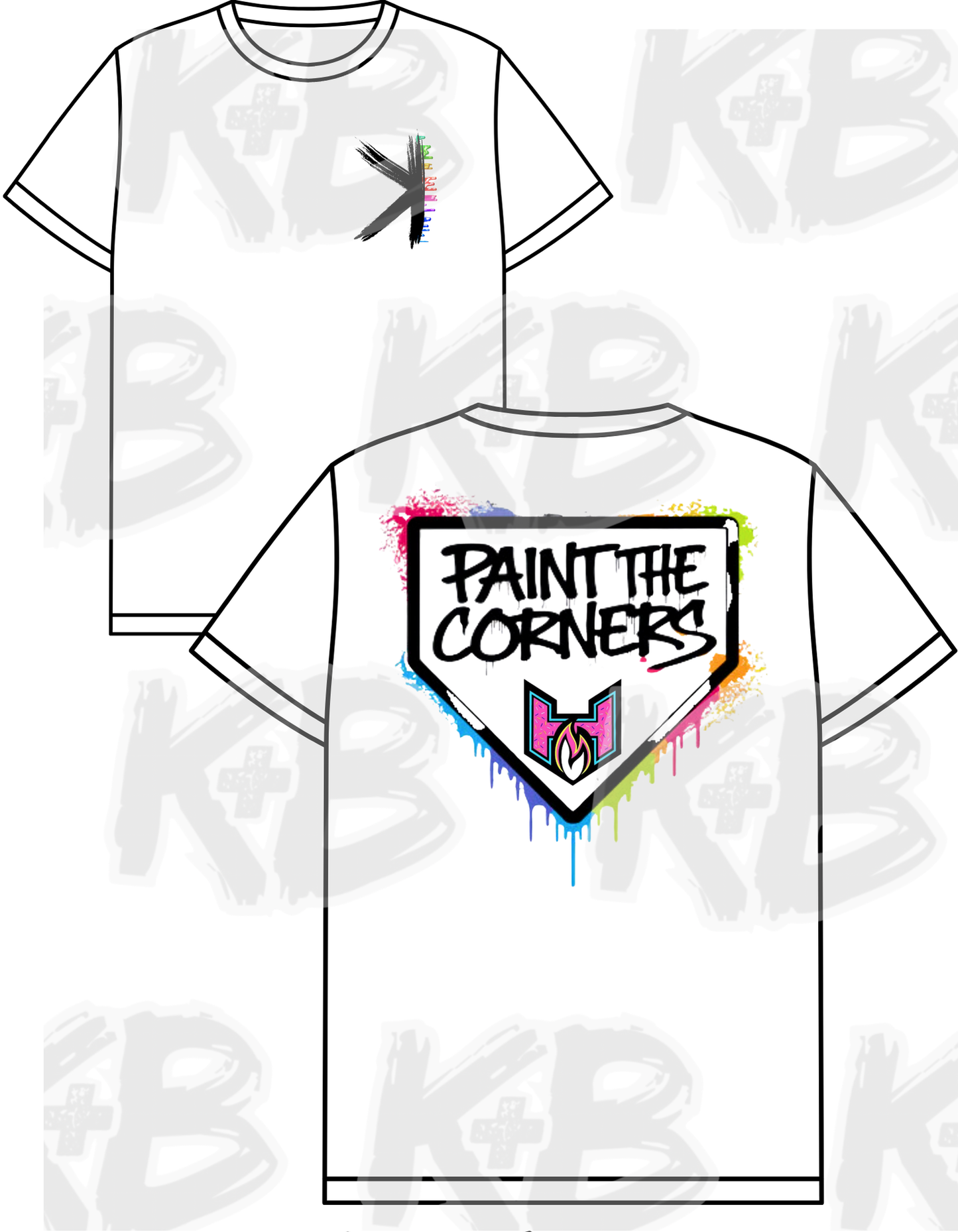 Heat Paint the corners 2