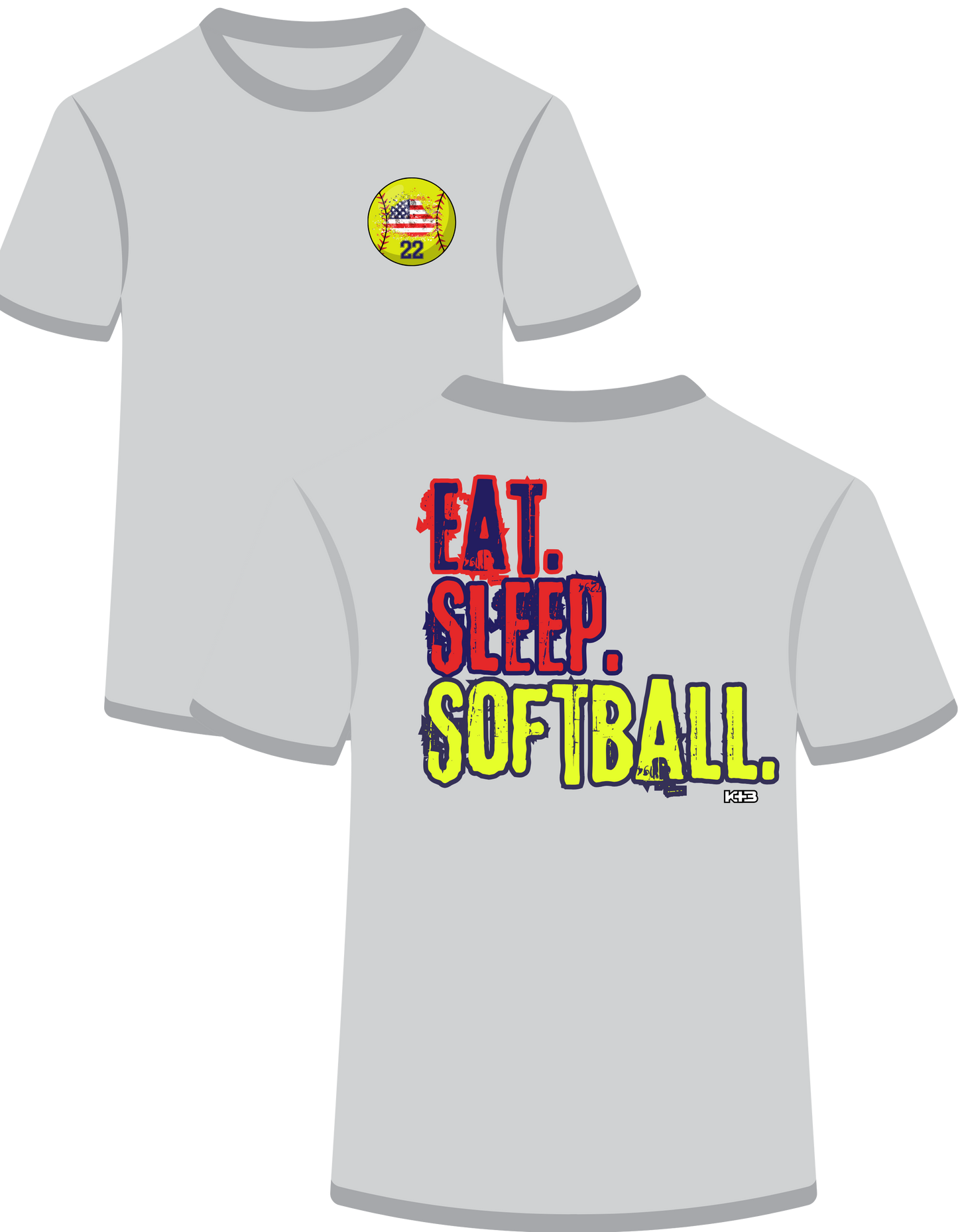 Patriotic softball