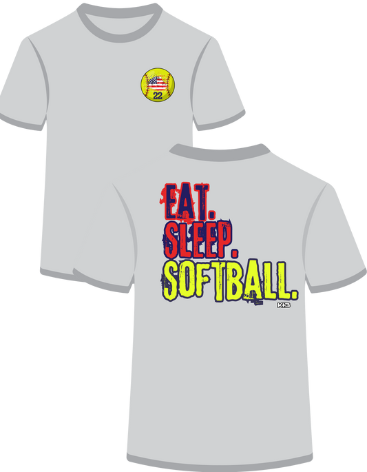 Patriotic softball