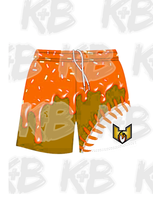 Heat Shorts drippy seams