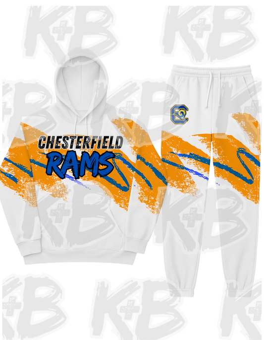 90s- Chesterfield Sweathoodie/Sweatpants Set