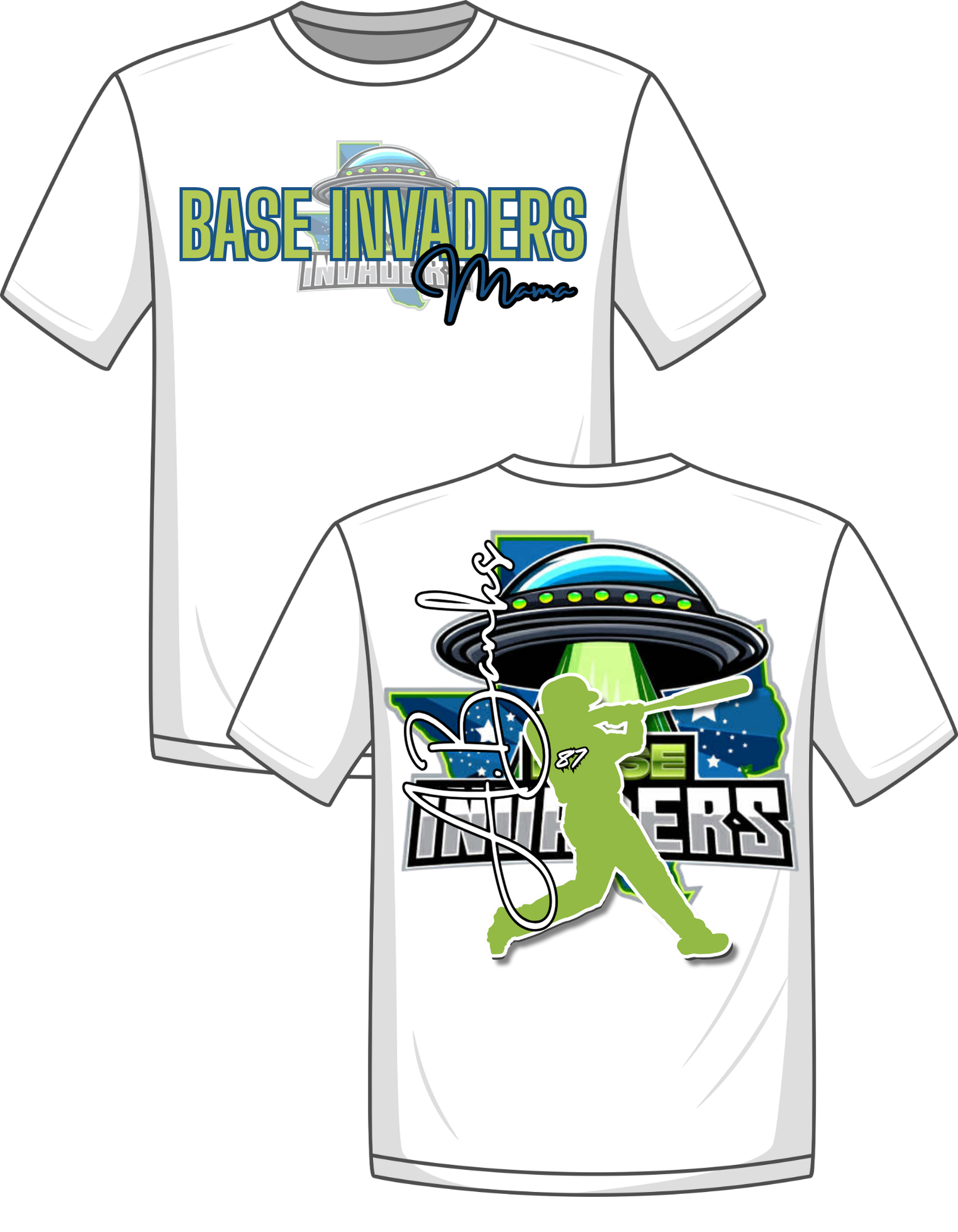 Base Invaders Signature logo front – Keek+Birdie