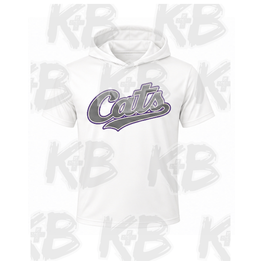 EDW traditional ss hooded shirt white