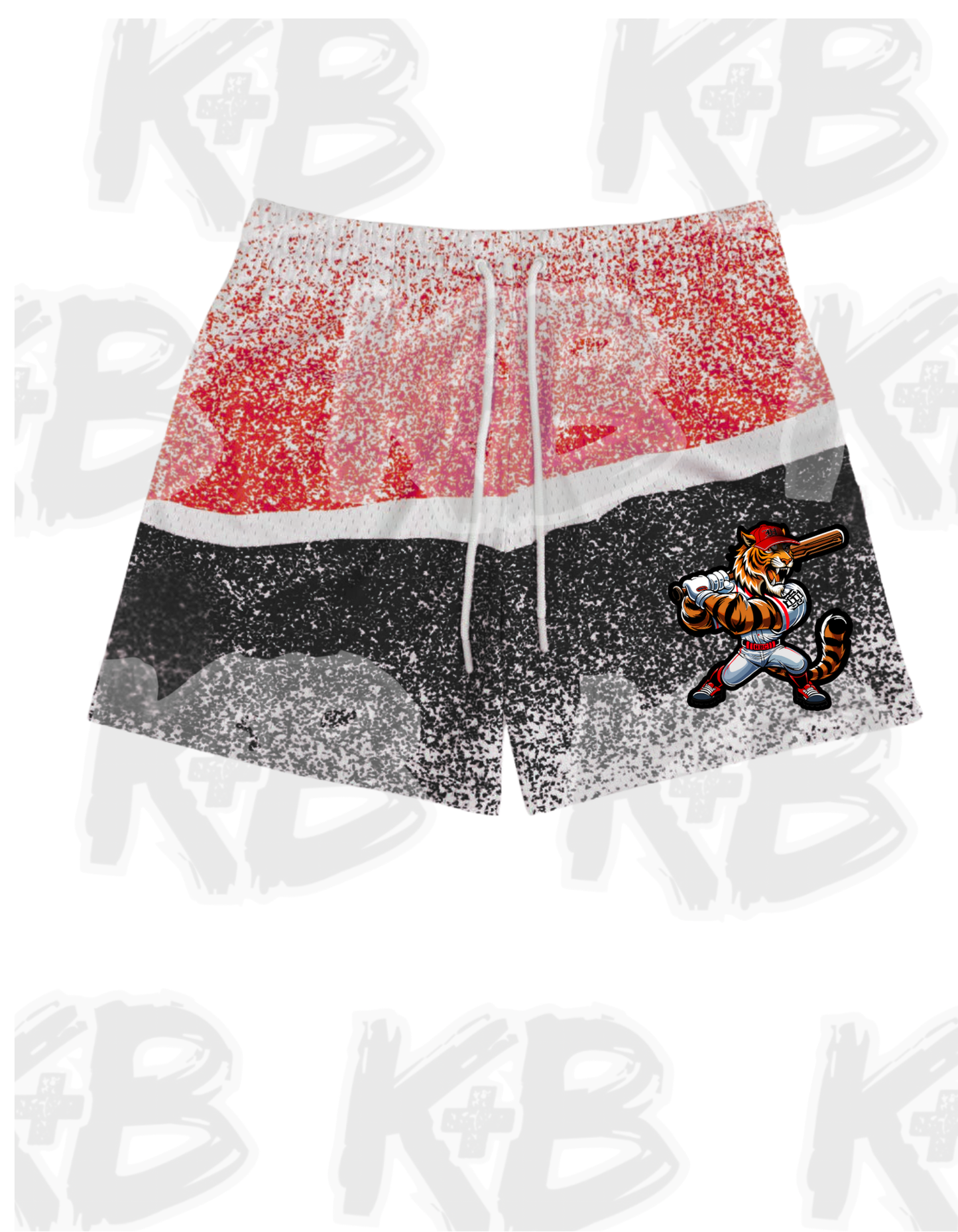 HT Shorts spray paint