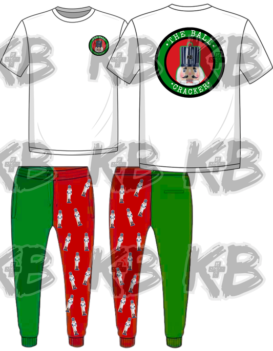 Christmas Set- nutcracker shirt+joggers