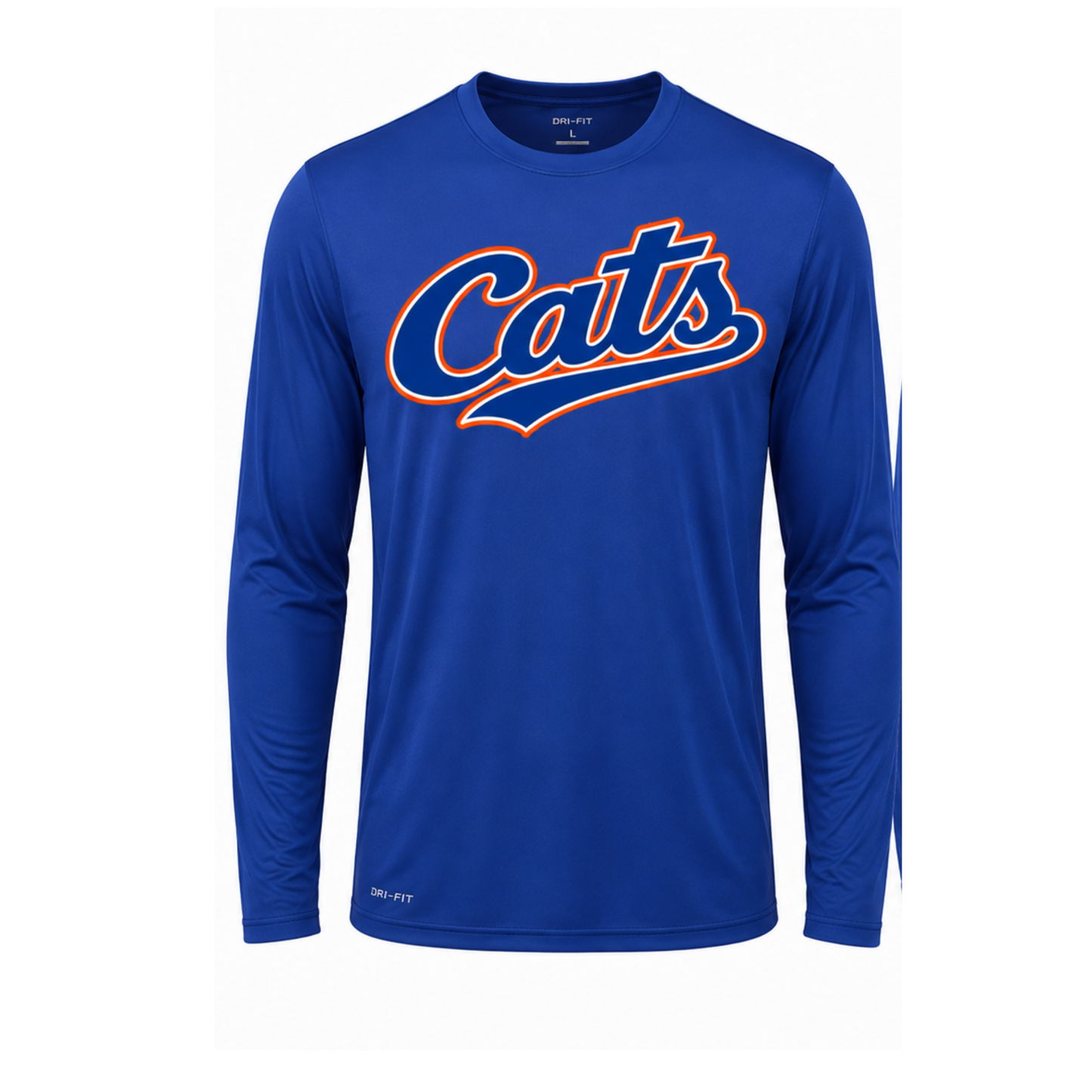 Cats traditional blue long sleeve