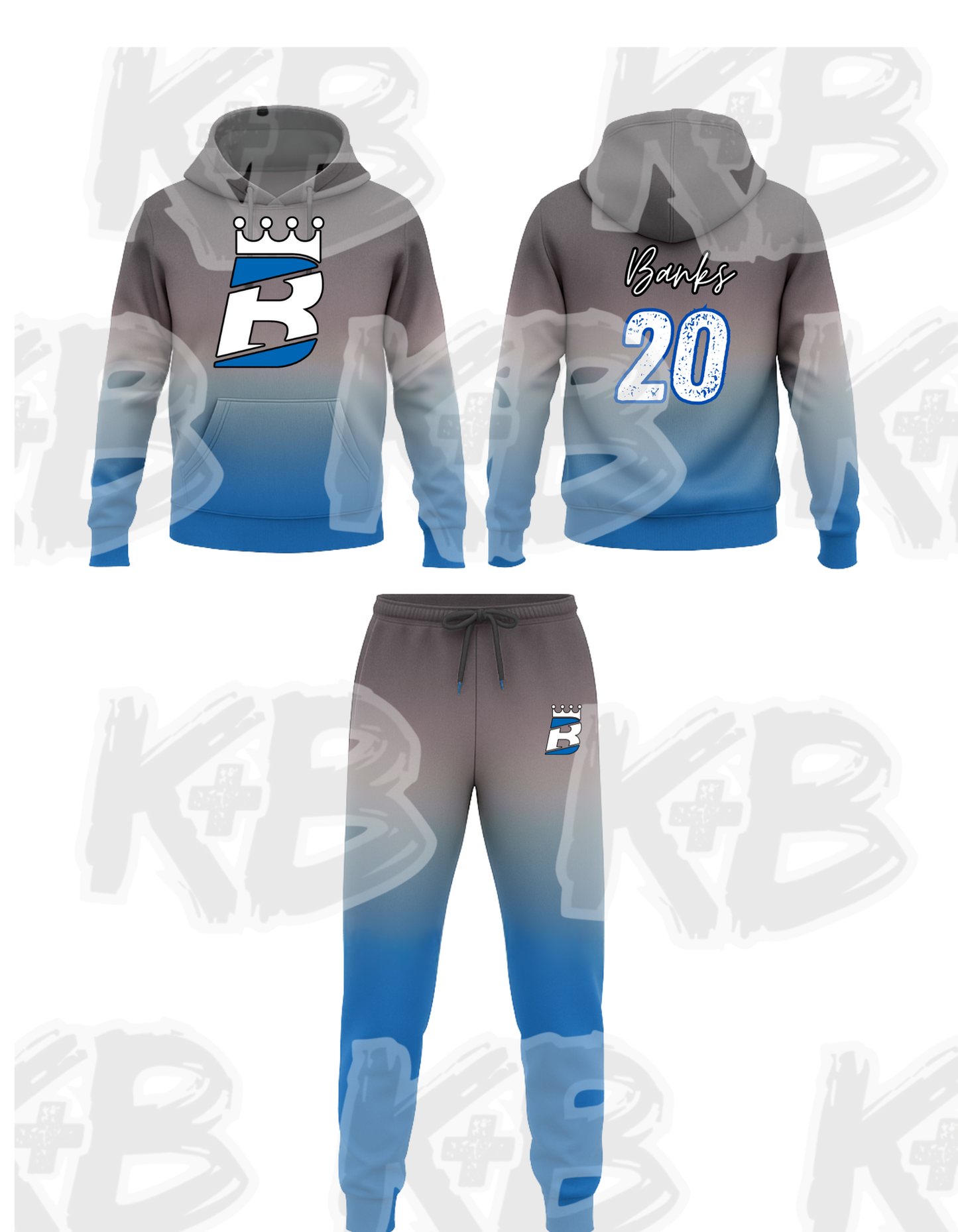 BKR hoodie/jogger set 2