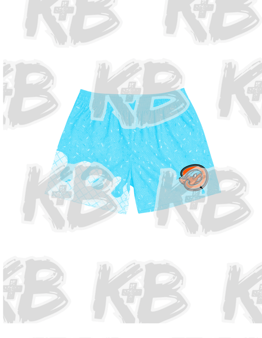 KC Ducks Ice Cream Shorts Blue