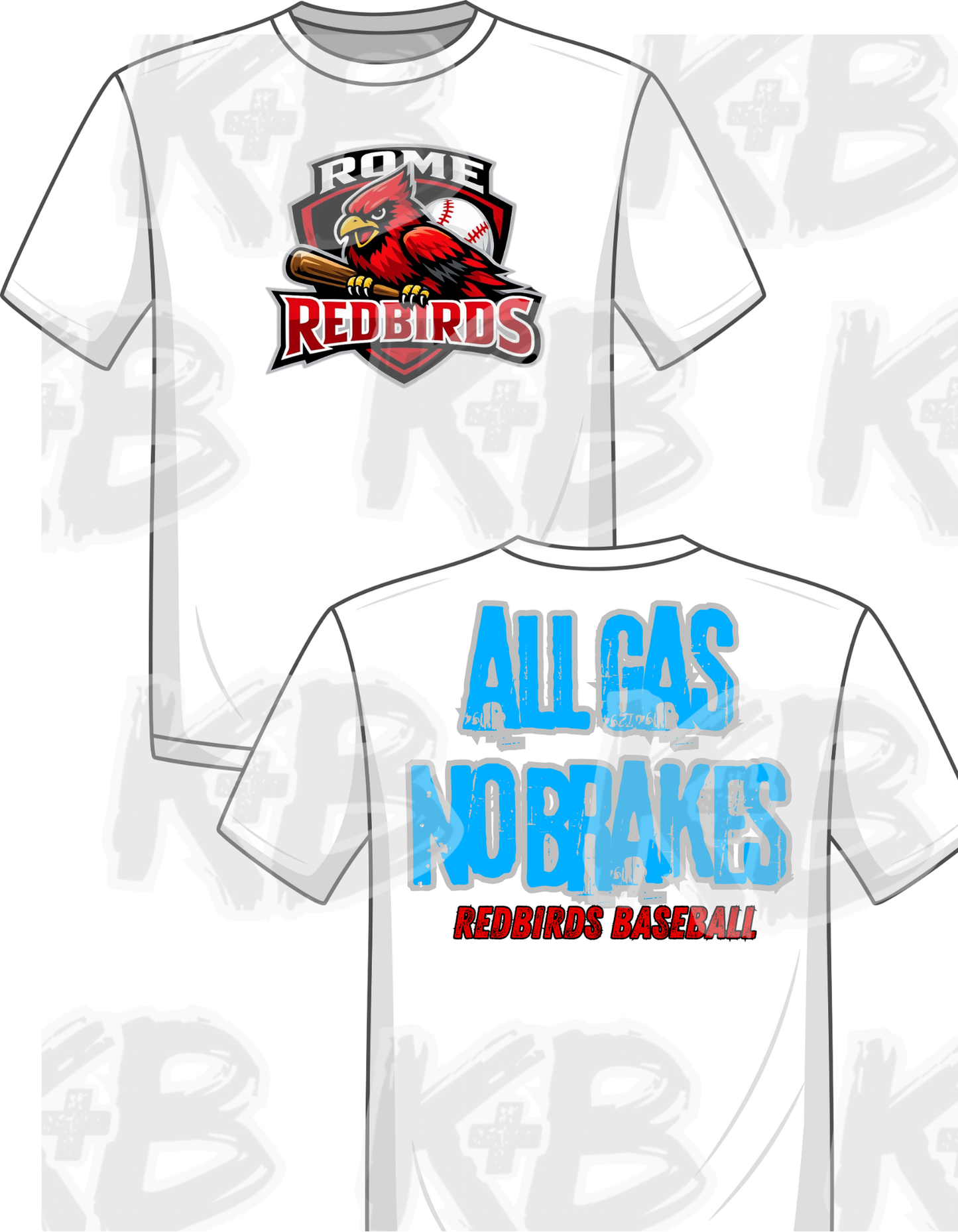RR all gas. No brakes