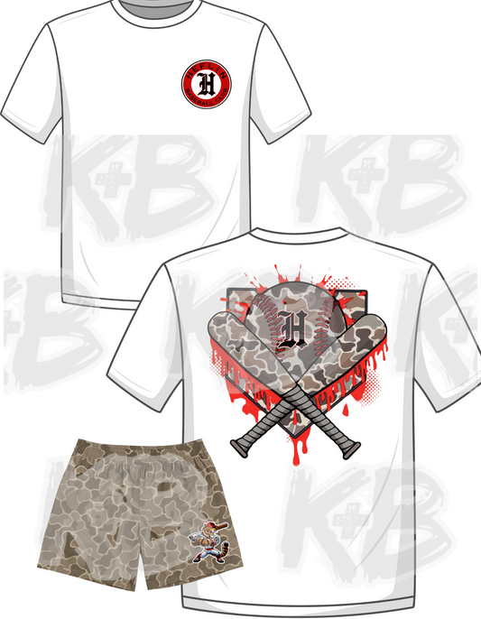 HT Set drippy baseball camo
