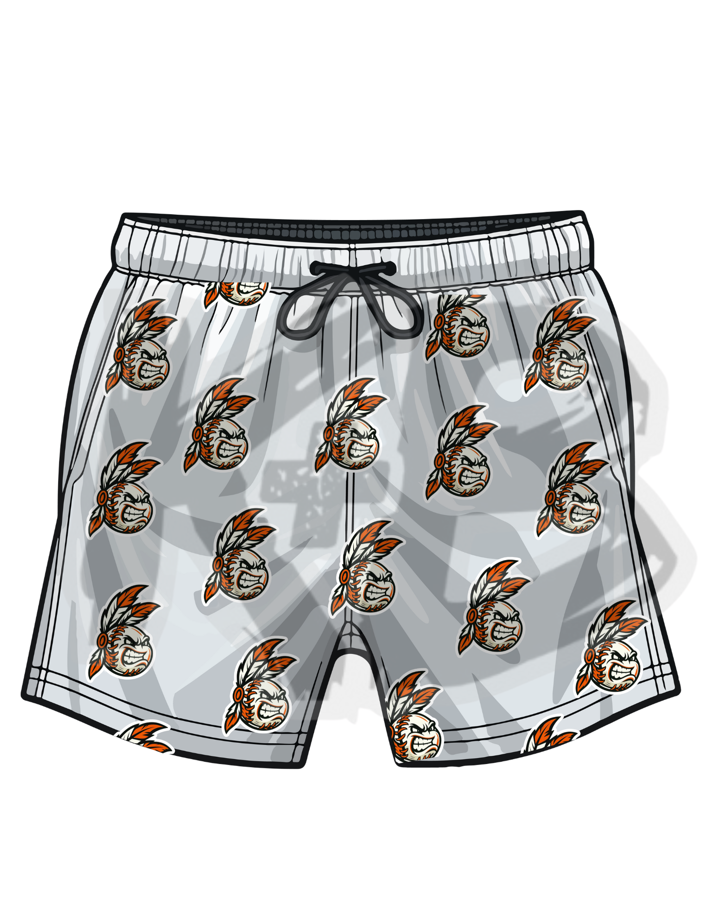 WB Shorts scatter logo