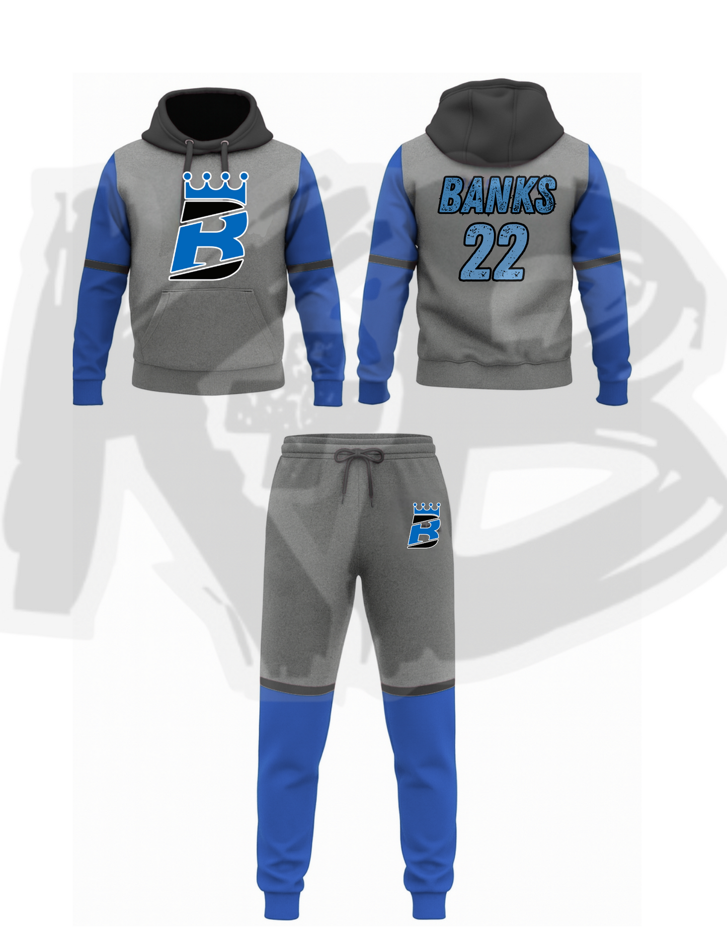 BKR hoodie/jogger set