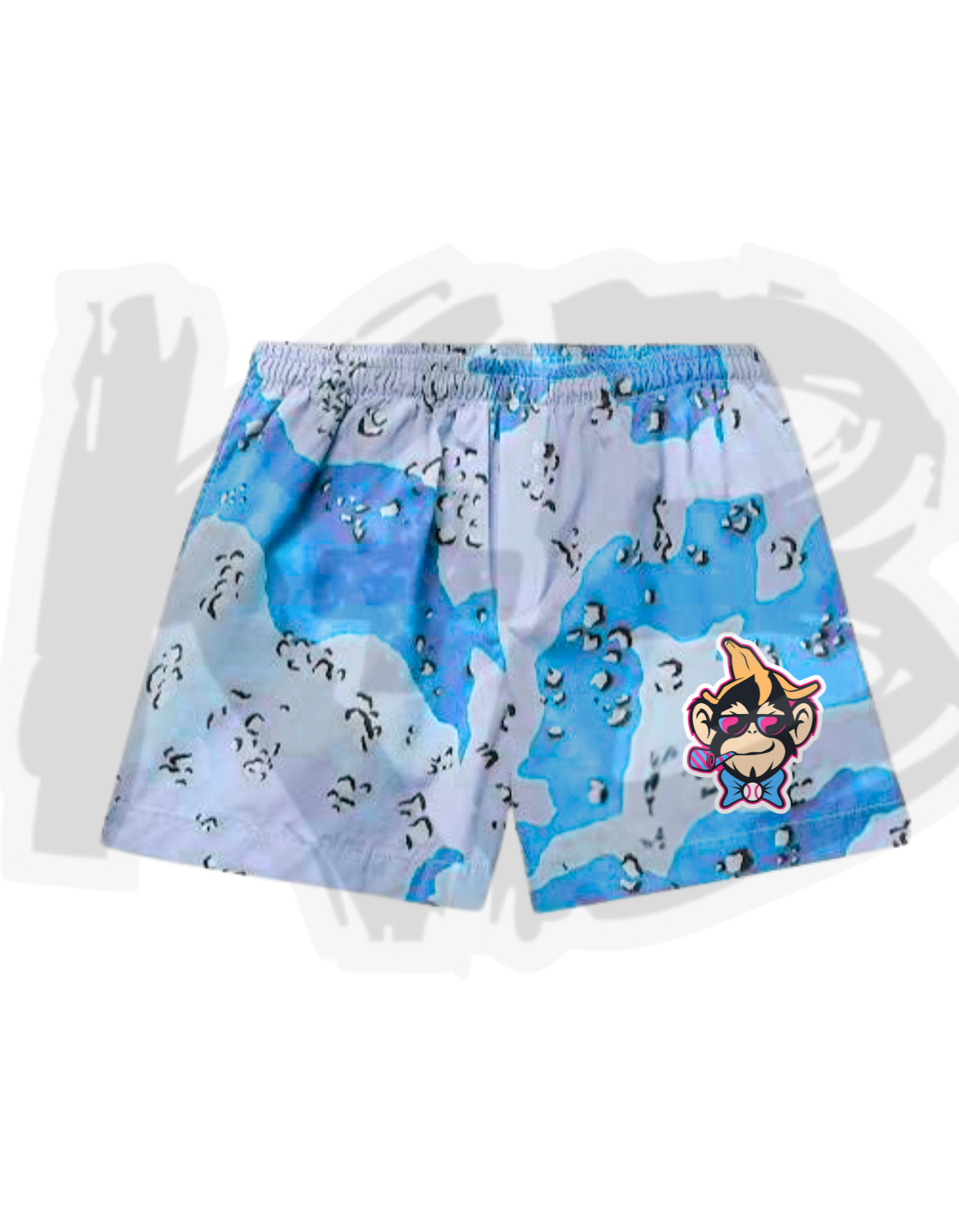 Party animals camo shorts