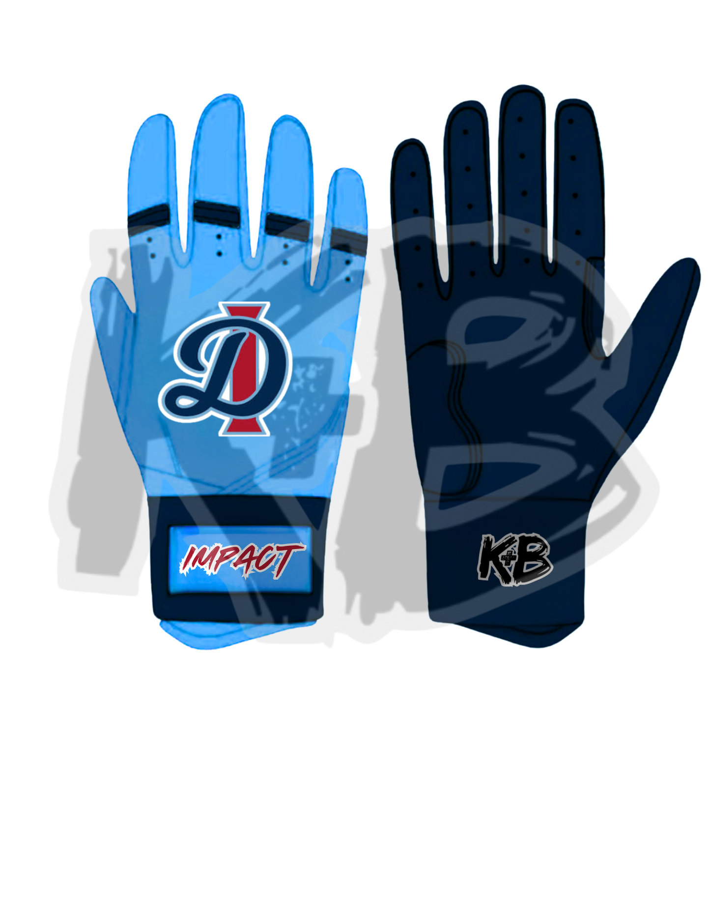 DI custom batting gloves 1