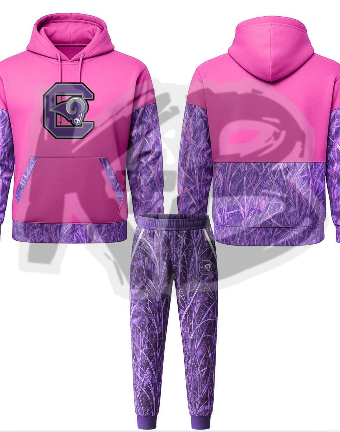 KB hoodie/jogger set camo 1