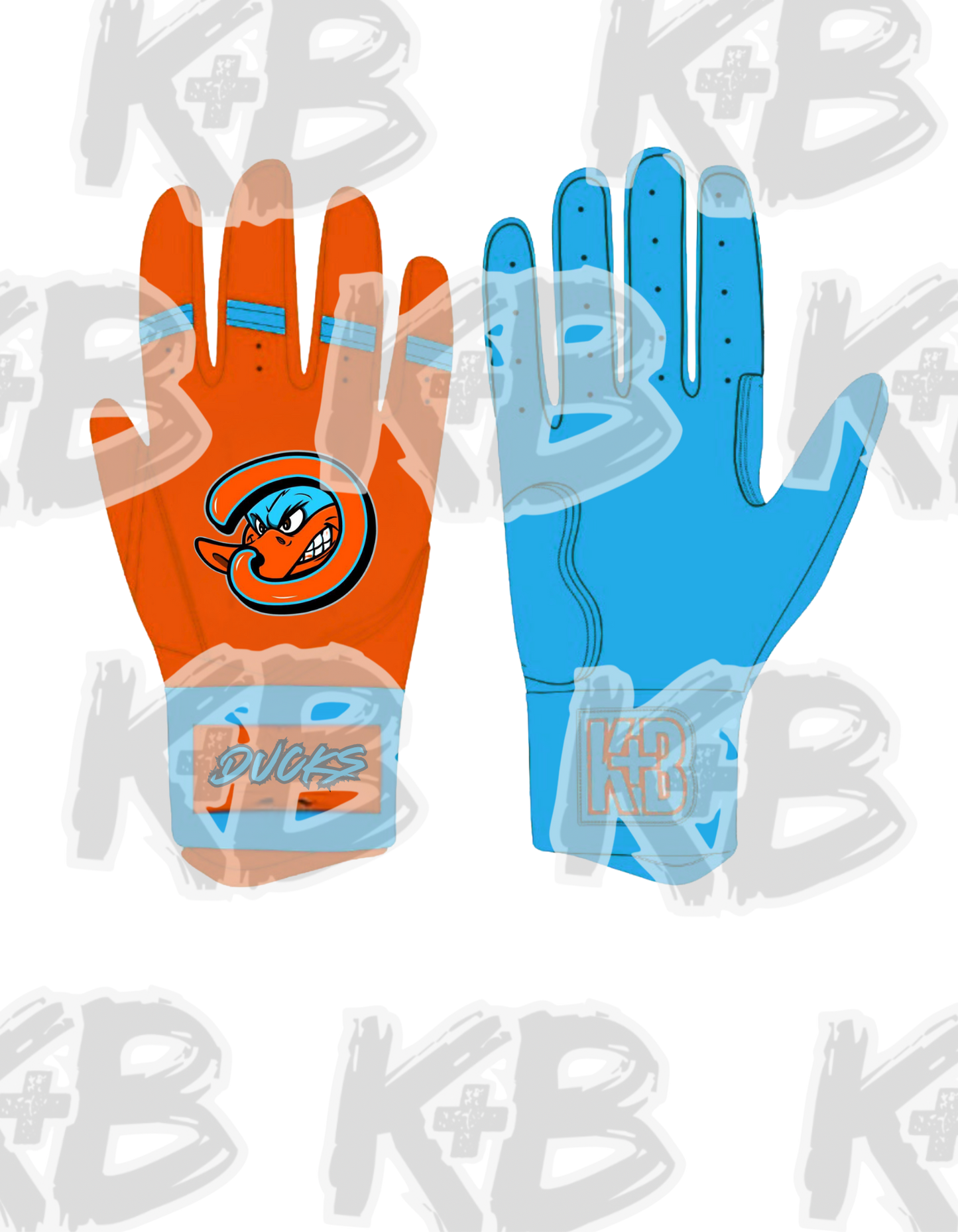 KC Ducks Custom Gloves