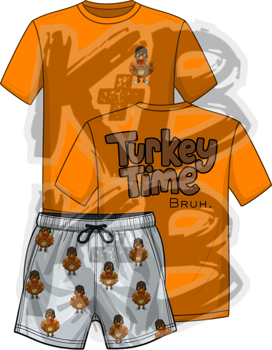 Thanksgiving Set Turkey time bruh