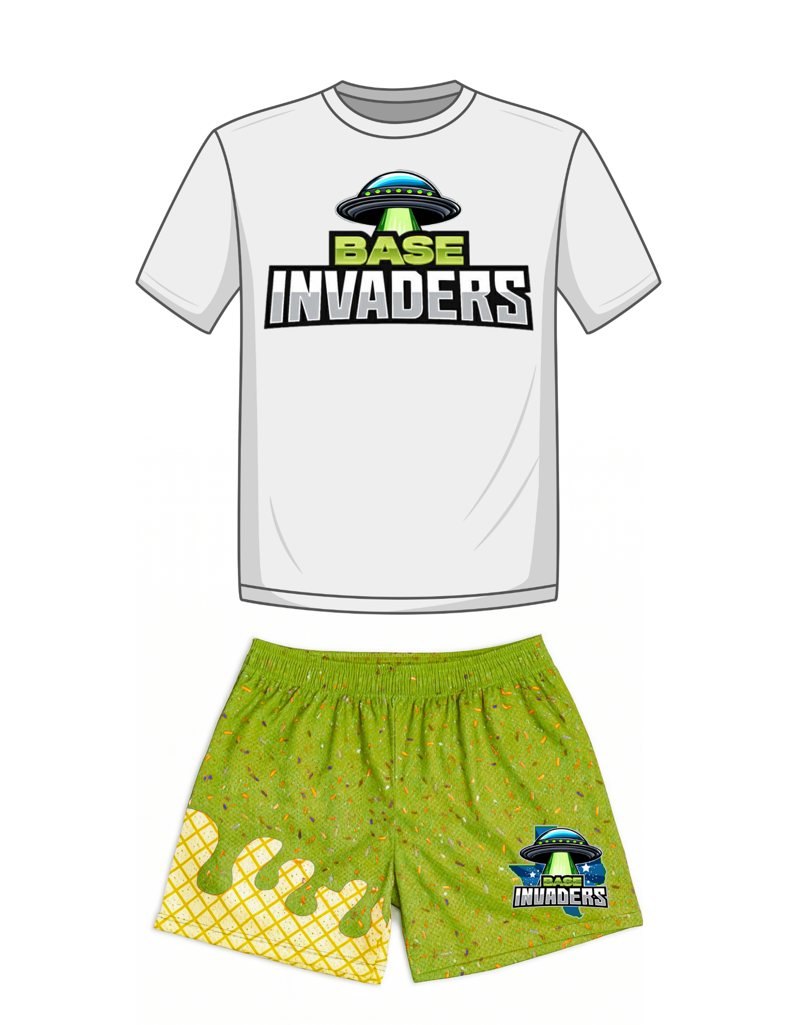 Base Invaders Ice cream green Set – Keek+Birdie