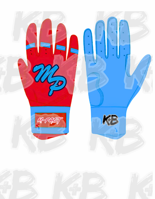 MP custom batting gloves 2