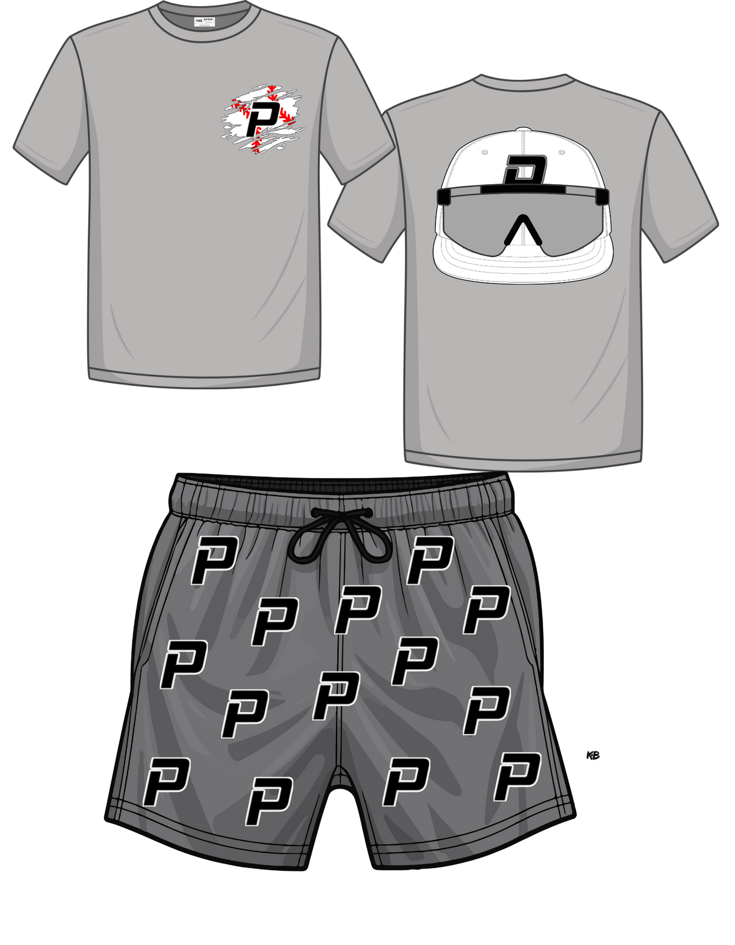 Prospects- Sunglasses/Hat & P Shorts Set