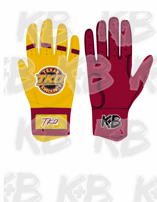 TKO Custom Batting Gloves