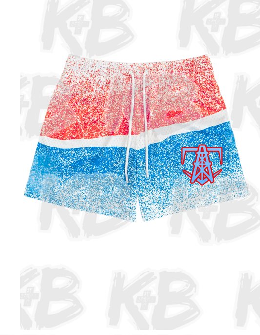 OB Shorts spray paint