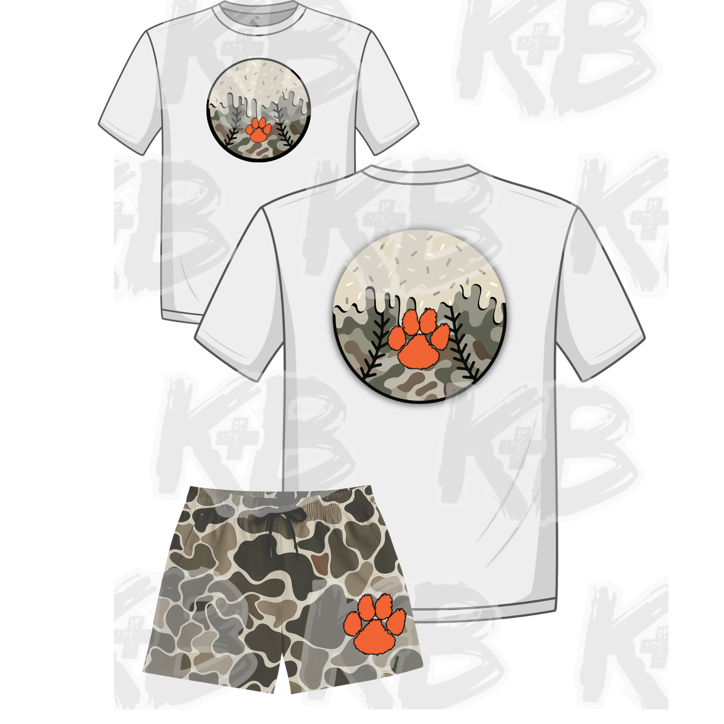 Cats set camo drip ball