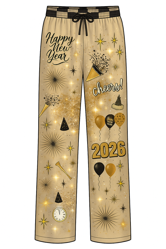 K+B New Years Pajama pants