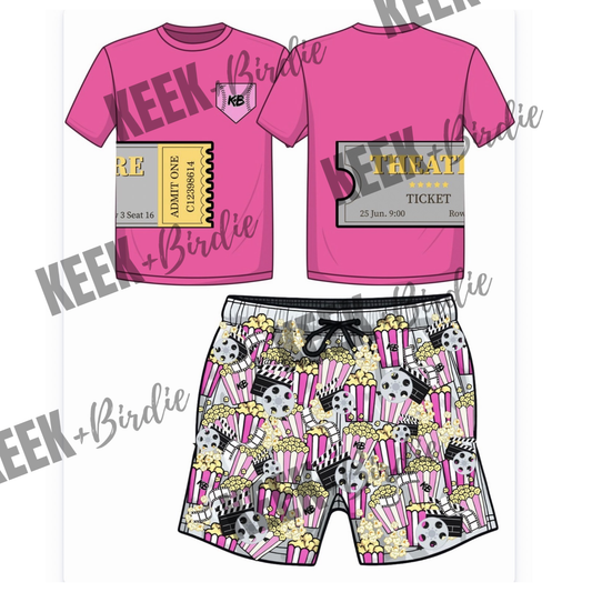 KB set pink popcorn