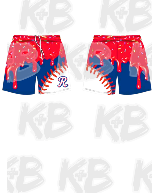 CR Shorts drippy seams