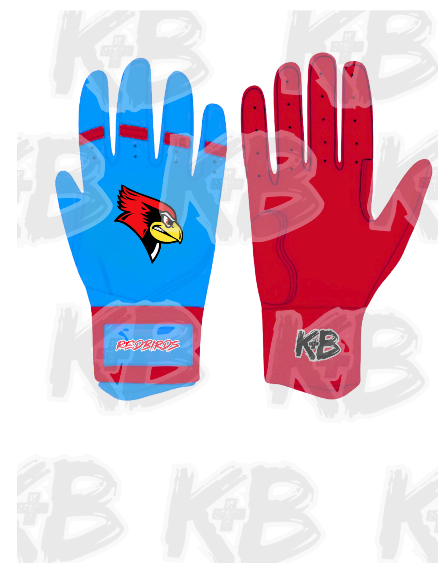 RR custom batting gloves