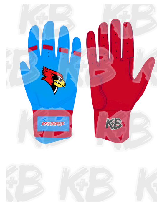 RR custom batting gloves