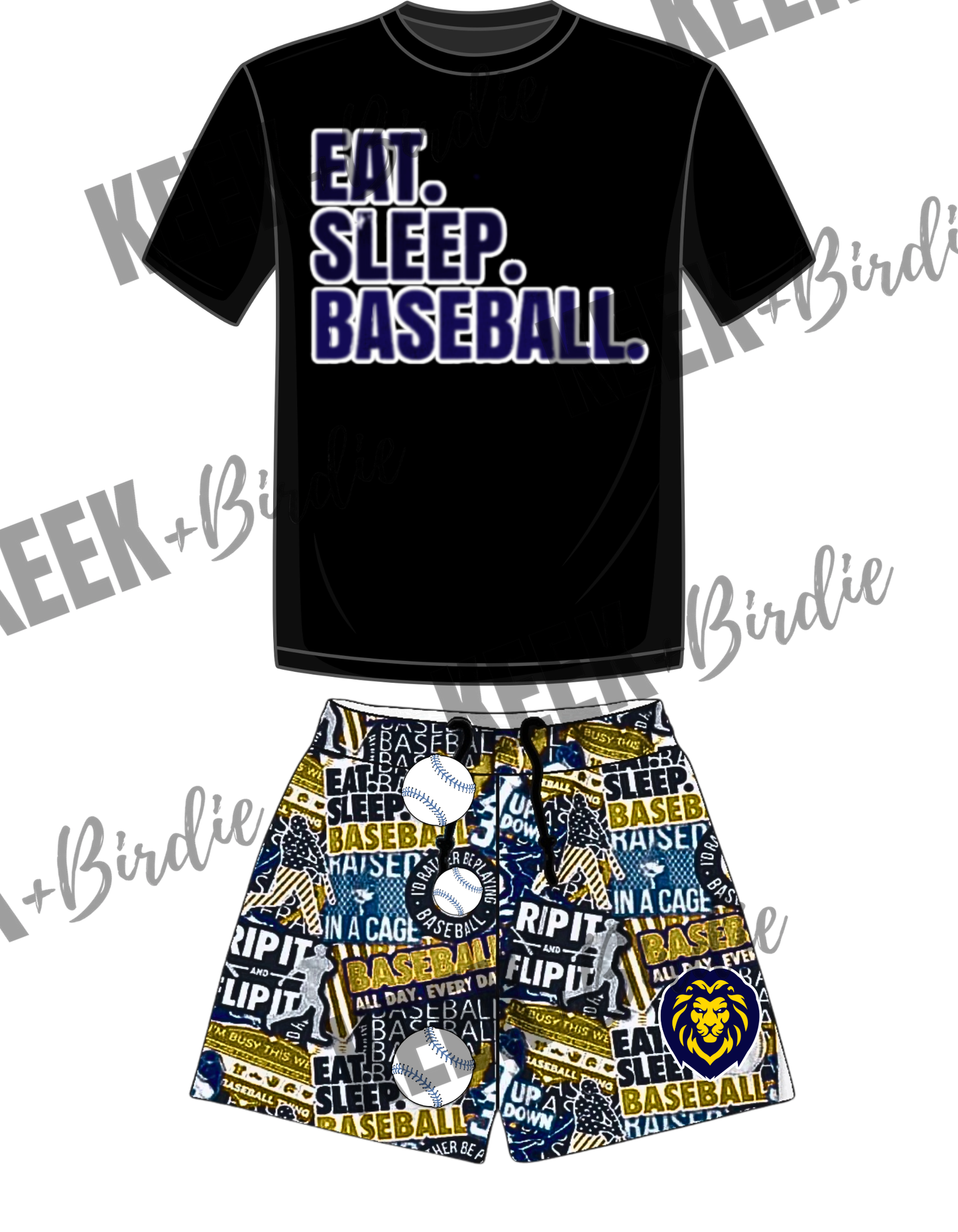 PL Set eat sleep baseball