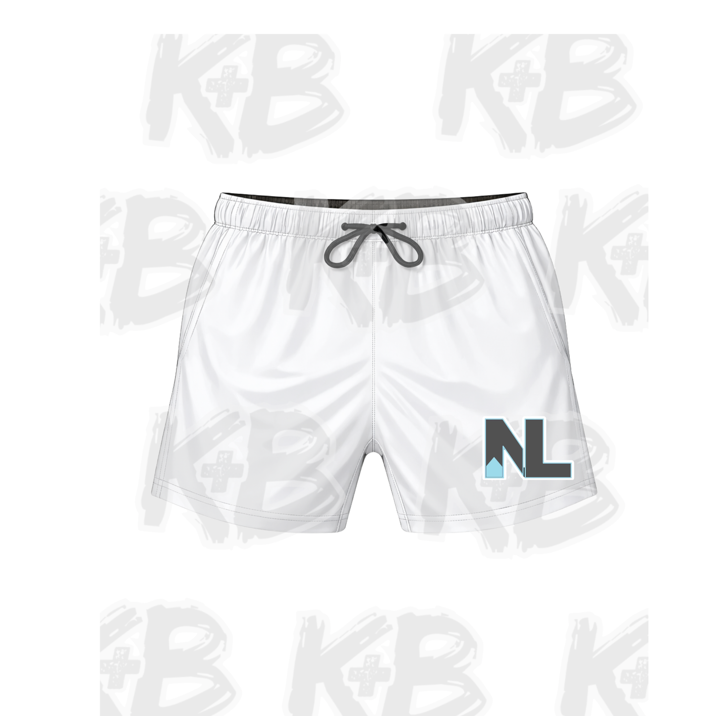 NLP Shorts white